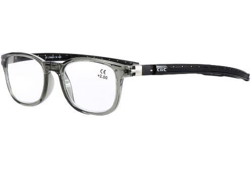 CLIC TUBE WALLSTREET CTWGP Grey Paloma Lunette loupe à fermeture Magnetique