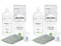 Cleadew SL LOT 2X400ml + 2X40 cps pour Lentilles Scérales