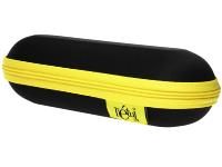 # ETUI LUNETTE ZIPPE Noir et Jaune