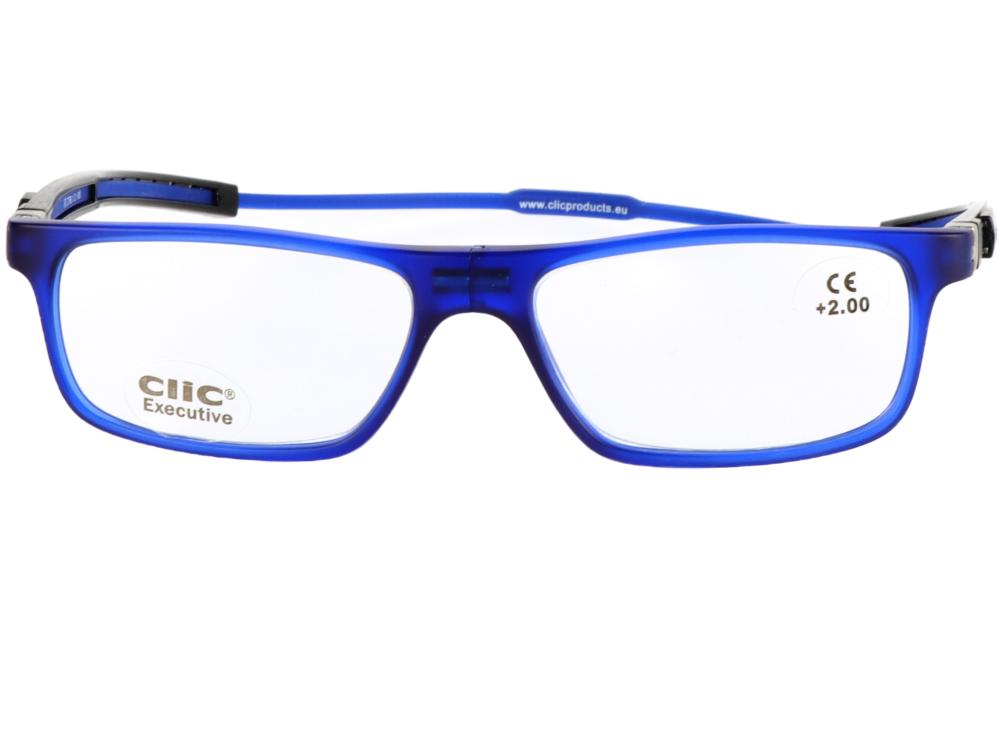 TUBE Executive Bleu Loupe CLIC Eyewear READERS crocodileye
