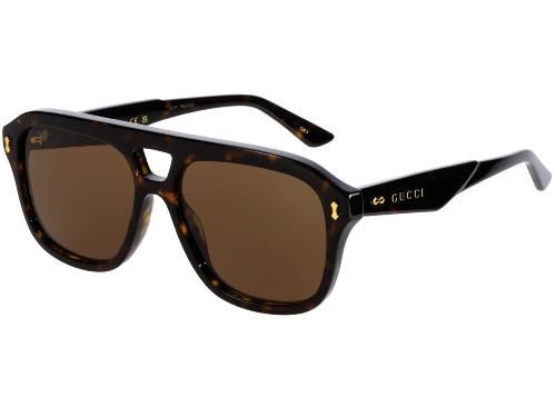 GUCCI GG1263S 006 57 Lunette de Soleil Homme GUCCI LOGO