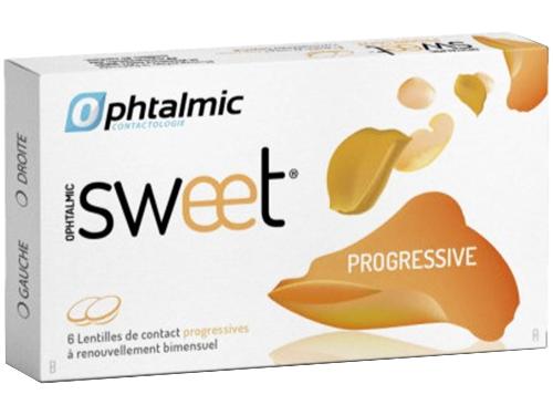 Ophtalmic SWEET Progressive 6 Lentilles bi-mensuelles