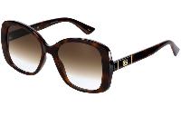 GUCCI GG0762S 002 56 Lunette de Soleil Femme GUCCI LOGO