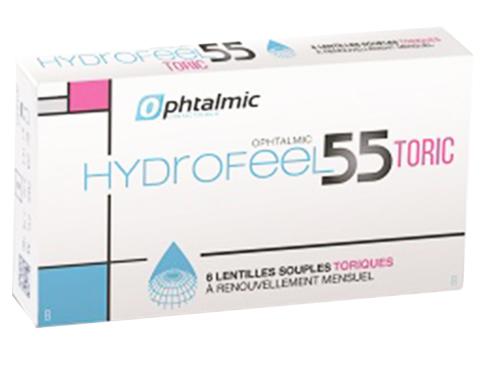 OPHTALMIC HYDROFEEL 55 TORIC 6 Lentilles