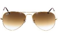 RAY-BAN RB3025 001/51 55 AVIATOR LARGE METAL Lunette de soleil Unisexe