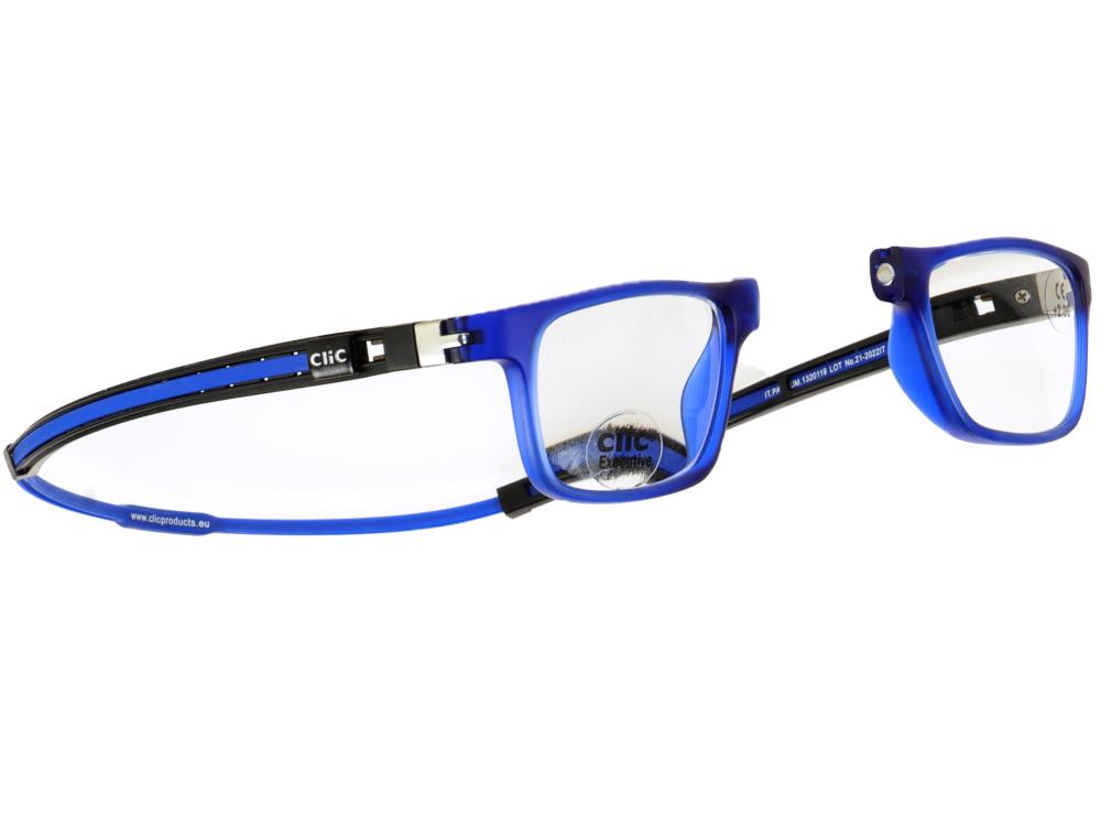 TUBE Executive Bleu Loupe CLIC Eyewear READERS crocodileye