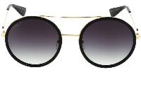 GUCCI GG0061S 001 56 Lunette de soleil Femme GUCCI LOGO