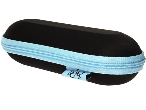 # ETUI LUNETTE ZIPPE Noir et Ciel