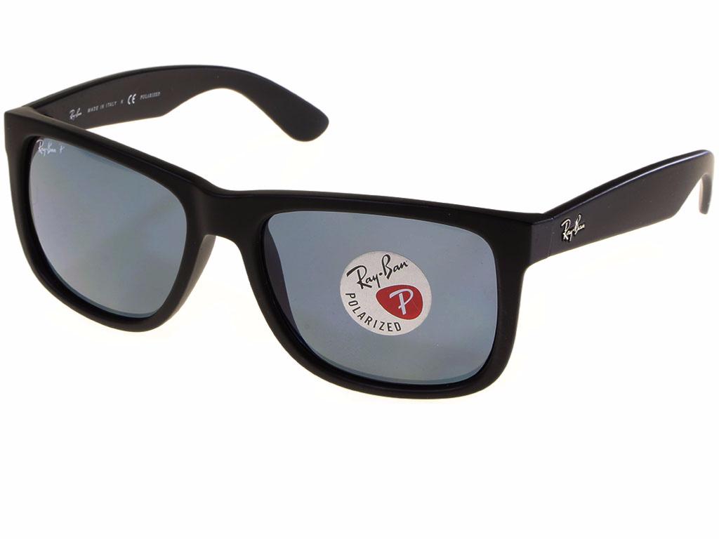 lunette RAY BAN JUSTIN RB4165 6222V > CROCODILEYE Ray Ban Justin Black RB4165 6226G 55 16 | Visiofactory