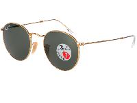 RAY-BAN RB3447 001/58 Lunette de soleil ROUND METAL