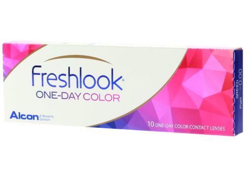 Freshlook One-Day Color Vert Amande (Green) X10 Lentilles