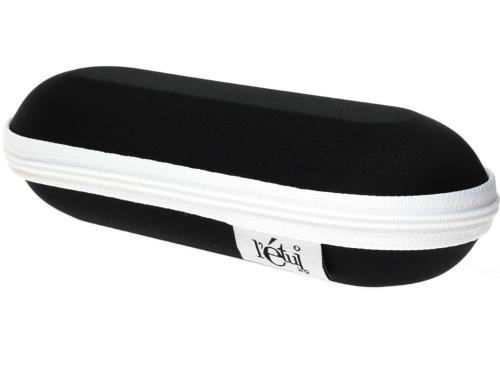 # ETUI LUNETTE ZIPPE Noir et Blanc