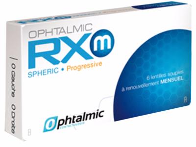Ophtalmic RXm SPHERIC Progressive 6 Lentilles