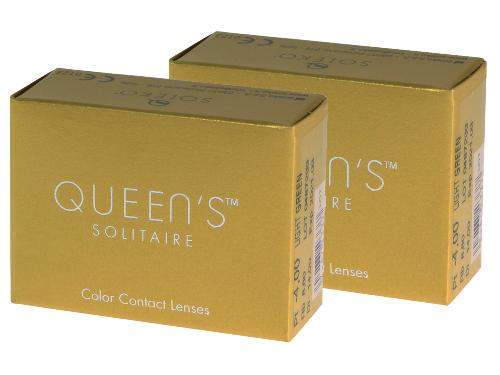 Queen's Solitaire Torique Lot 2 Boîtes de 2 Lentilles