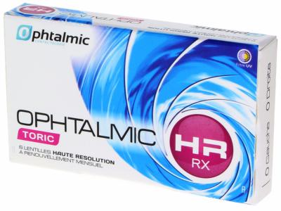 Ophtalmic HR RX Toric 6 Lentilles