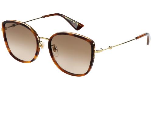 GUCCI GG0606SK 003 56 Lunette de Soleil Femme GUCCI LOGO