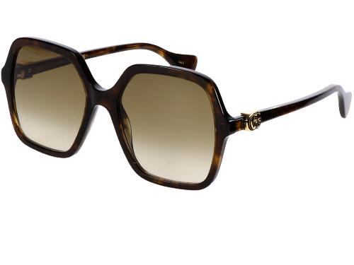 GUCCI GG1072S 002 56 Lunette de Soleil Femme GUCCI LOGO