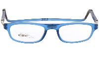 CLIC FLEX RECTANGULAR Bleu Denim Lunette sans Correction à fermeture Magnetique