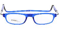 CLIC FLEX RECTANGULAR XL Bleue Lunette sans Correction à fermeture Magnetique