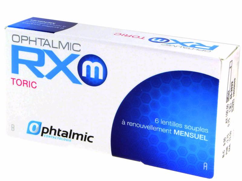 Lentilles Ophtalmic RXm TORIC >89,70€>CROCODILEYE