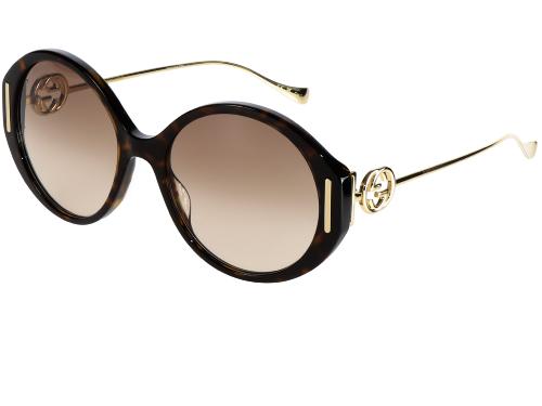 GUCCI GG1202S 003 57 Lunette de Soleil Femme GUCCI LOGO