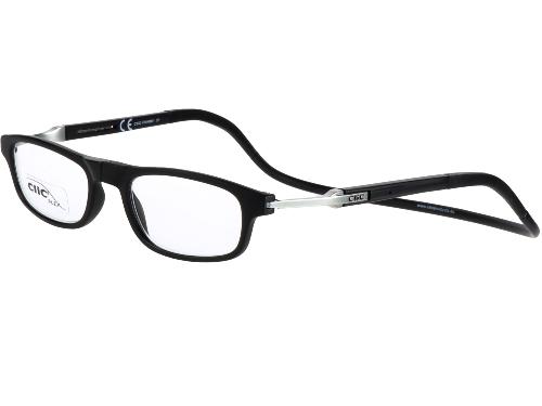 CLIC FLEX RECTANGULAR Noire Lunette sans Correction à fermeture Magnetique