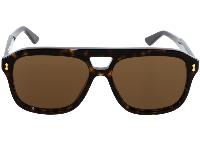 GUCCI GG1263S 006 57 Lunette de Soleil Homme GUCCI LOGO